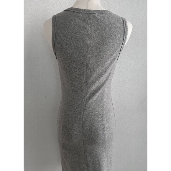 Elodie by Reformation Gray Sleeveless Midi S Dress - Picture 6 of 9
